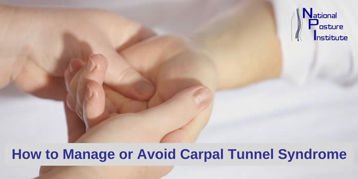 How to Manage or Avoid Carpal Tunnel Syndrome